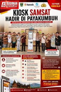 KIOSK Samsat Hadir di Payakumbuh, Bayar Pajak Kendaraan Kini Lebih Mudah dan Cashless