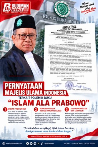 MUI Klarifikasi Polemik Buku “Islam Ala Prabowo”, Tegaskan Bukan Produk MUI