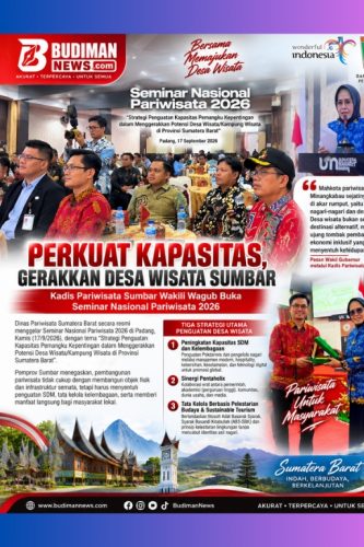 Perkuat Desa Wisata, Sumbar Dorong SDM, Kolaborasi, dan Pariwisata Berkelanjutan