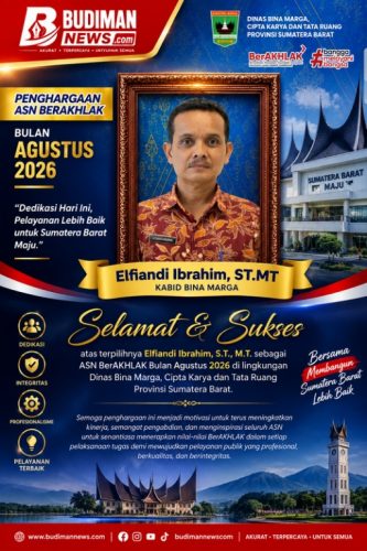 Elfiandi Ibrahim Raih ASN BerAKHLAK Agustus 2026, Dedikasi dan Profesionalisme Jadi Sorotan