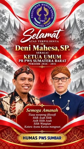 Deni Mahesa, SP Terpilih sebagai Ketua Umum PB PWS Sumbar Periode 2026–2031