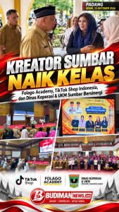 Kolaborasi Folago Academy, TikTok Shop Indonesia dan Pemprov Sumbar, Buka Peluang Kreator Lokal Naik Kelas
