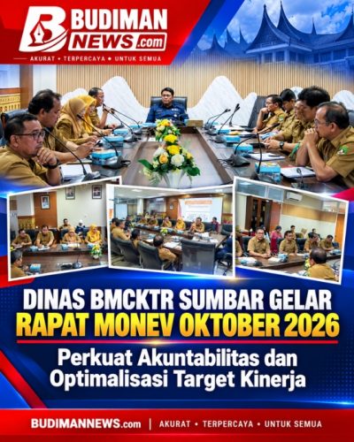 Perkuat Akuntabilitas Kinerja, BMCKTR Sumbar Evaluasi Capaian Target 2026